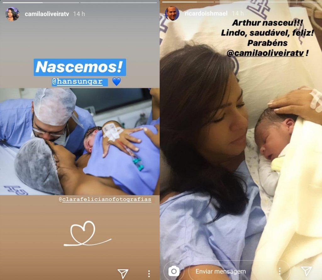 Jornalista da TV Bahia, Camila Oliveira anuncia chegada do primeiro